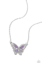 Load image into Gallery viewer, Paparazzi Necklace Weekend WINGS - Purple Coming Soon