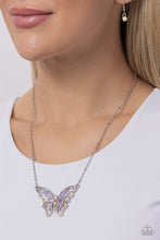 Load image into Gallery viewer, Paparazzi Necklace Weekend WINGS - Purple Coming Soon