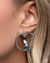 Load image into Gallery viewer, Paparazzi Earrings Pronged Patchwork - Blue Coming Soon