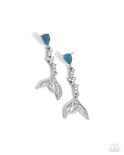 Load image into Gallery viewer, Paparazzi Earrings Mermaid Motivation - Blue Coming Soon