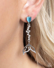 Load image into Gallery viewer, Paparazzi Earrings Mermaid Motivation - Blue Coming Soon