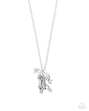 Load image into Gallery viewer, Paparazzi Necklace Flashy Tree Frog - Green Coming Soon