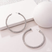 Load image into Gallery viewer, Paparazzi Earrings Classy Condition - White LOP May 2025 Coming Soon