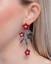 Load image into Gallery viewer, Paparazzi Earrings Whimsical Weekend - Red Coming Soon