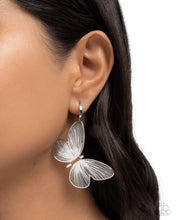 Load image into Gallery viewer, Paparazzi Earrings Fluttering Folk - Orange Coming Soon