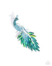 Load image into Gallery viewer, Paparazzi Brooch Peacock Pedestal - Blue Coming Soon