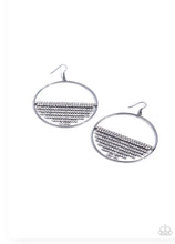 Load image into Gallery viewer, Paparazzi Earring ~ Fierce Fringe - Black