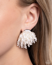 Load image into Gallery viewer, Paparazzi Earrings Sunset Shower - White Coming Soon