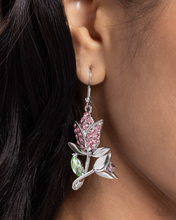 Load image into Gallery viewer, Paparazzi Earrings Tulip Tradition - Pink