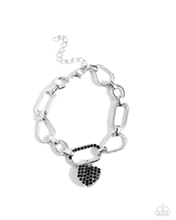 Load image into Gallery viewer, Paparazzi Bracelet HEART Director - Black Coming Soon