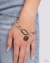Load image into Gallery viewer, Paparazzi Bracelet HEART Director - Black Coming Soon