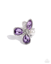Load image into Gallery viewer, Paparazzi Ring FLORAL Excellence - Purple