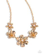Load image into Gallery viewer, Paparazzi Necklace FLOWER Move - Gold Coming Soon