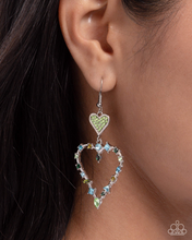 Load image into Gallery viewer, Paparazzi Earring Parallel Passion - Green