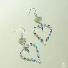 Load image into Gallery viewer, Paparazzi Earring Parallel Passion - Green