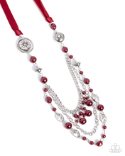 Load image into Gallery viewer, Paparazzi Necklace All of the Trimmings Red Coming Soon