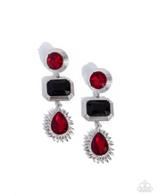 Load image into Gallery viewer, Paparazzi Earrings Entertaining the Thought - Red Coming Soon
