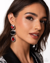 Load image into Gallery viewer, Paparazzi Earrings Entertaining the Thought - Red Coming Soon