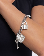 Load image into Gallery viewer, Paparazzi Bracelet Fortified Fashion - White