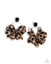 Load image into Gallery viewer, Paparazzi Earrings Charming Cheetah - Black Coming Soon