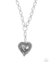Load image into Gallery viewer, Paparazzi Necklace High Fidelity - Silver