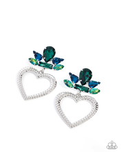 Load image into Gallery viewer, Paparazzi Earrings Pushing Perfection - Multi October LOP 2024