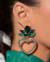 Load image into Gallery viewer, Paparazzi Earrings Pushing Perfection - Multi October LOP 2024