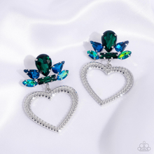 Load image into Gallery viewer, Paparazzi Earrings Pushing Perfection - Multi October LOP 2024