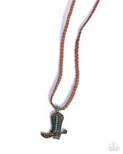 Load image into Gallery viewer, Paparazzi Necklace Stony Spur - Brass Coming Soon