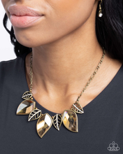 Load image into Gallery viewer, Paparazzi Necklace Leafy Leader - Brass Coming Soon