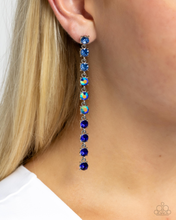 Load image into Gallery viewer, Paparazzi Earrings Opulent Ombré - Blue Coming Soon