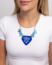 Load image into Gallery viewer, Paparazzi Necklace Scintillating Shield - Blue Coming Soon