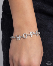 Load image into Gallery viewer, Paparazzi Bracelet Honorable Hope - White Coming Soon