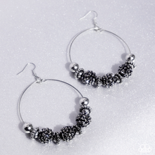 Load image into Gallery viewer, Paparazzi Earrings I Can Take a Compliment - Silver Coming Soon