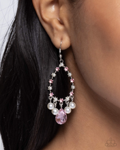 Load image into Gallery viewer, Paparazzi Earrings Baroness Behavior - Pink