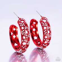 Load image into Gallery viewer, Paparazzi Earrings Stellar Significance - Red