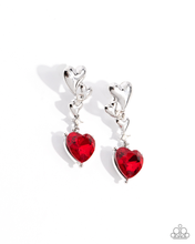 Load image into Gallery viewer, Paparazzi Earrings Valentines Vaudeville - Red