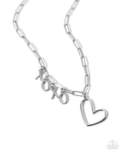 Load image into Gallery viewer, Paparazzi Necklace Courting Chains - Silver