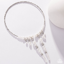 Load image into Gallery viewer, Paparazzi Necklace Darling Decade - White