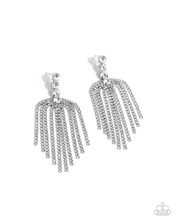 Load image into Gallery viewer, Paparazzi Earrings Tapered Twilight - White