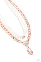 Load image into Gallery viewer, Paparazzi Necklaces Turn Back the LOCK - Copper Coming Soon