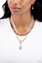 Load image into Gallery viewer, Paparazzi Necklaces Turn Back the LOCK - Copper Coming Soon