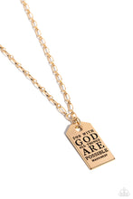 Load image into Gallery viewer, Paparazzi Necklaces Possible Pendant - Gold Coming