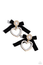 Load image into Gallery viewer, Paparazzi Earrings BOW and Then - Gold Coming Soon