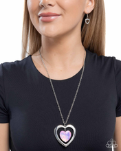Load image into Gallery viewer, Paparazzi Necklace Heartfelt Hemisphere - Pink