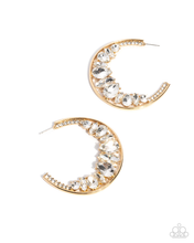 Load image into Gallery viewer, Paparazzi Earrings Refined Rewind - Gold Coming Soon