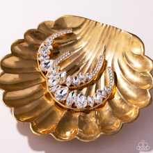 Load image into Gallery viewer, Paparazzi Earrings Refined Rewind - Gold Coming Soon