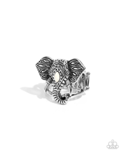 Load image into Gallery viewer, Paparazzi Ring Elephant Erudite - White