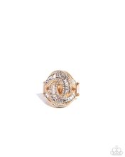 Load image into Gallery viewer, Paparazzi Ring Sinuous Shimmer - Gold Coming Soon