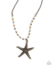 Load image into Gallery viewer, Paparazzi Necklace Starfish Symphony - Brass Coming Soon